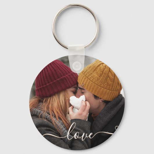 Porte-clés Love Script (Recto)