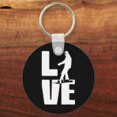 Porte-clés Love Snowboard (Recto)