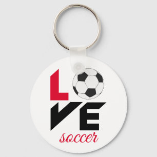 Porte-clés Love soccer