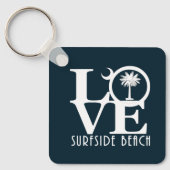 Porte-clés LOVE Surfside Beach SC House Drapeau (Recto)