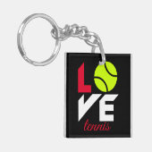 Porte-clés Love tennis (Devant gauche)