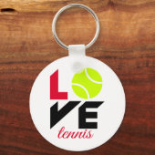 Porte-clés Love tennis (Recto)