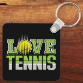 Porte-clés Love Tennis (Verso)