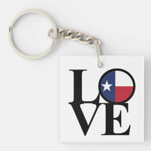 Porte-clés LOVE Texas Lone Star Porte - clé Small