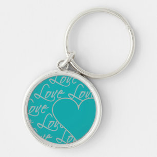 Porte-clés Love Text key chain, customize
