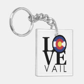 Porte-clés LOVE Vail Colorado (Devant gauche)