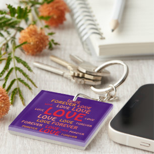 PORTE-CLÉS LOVE VALNTINE, CADEAU D'ANNIVERSAIRE, FEMME KEYC