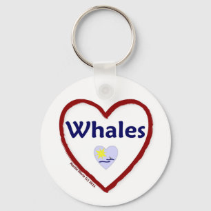 Porte-clés Love Whales