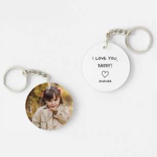 Porte-clés Love You Daddy De Daughter Photo