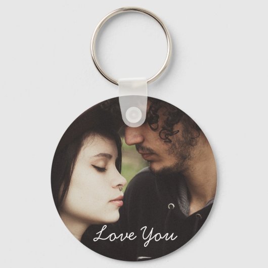 Porte-clés Love You, Romantic Gift, Photo  (Recto)