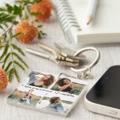 Porte-clés Love You Romantic Sweet Photo Collage (Devant Droit)