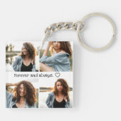 Porte-clés Love You Romantic Sweet Photo Collage (Dos)