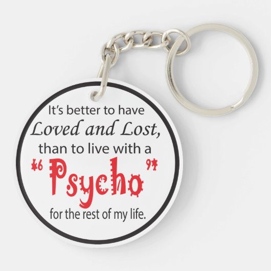 Porte-clés Loved and Lost | Divorce (Dos)