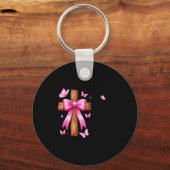 Porte-clés Loved By God Chosen By Jesus Baptized 2025 Coquett (Recto)