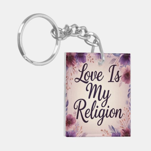Porte-clés LoveIsMyReligion (Devant gauche)