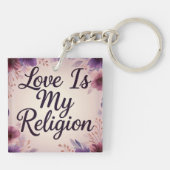 Porte-clés LoveIsMyReligion (Dos)