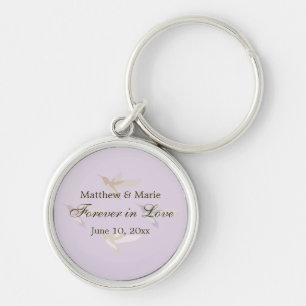 Porte-clés Lovely Hummingbirds Mariage Forever in Loever