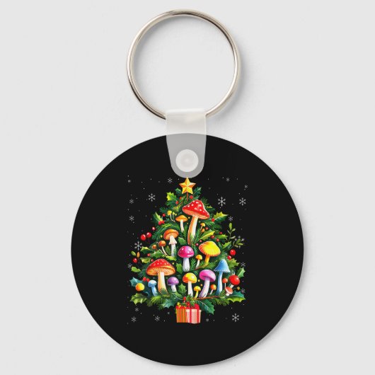 Porte-clés Lover Xmas Mushroom Christmas Tree  (Recto)