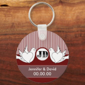 Porte-clés Loves Doves Porte - clés Mariages (Recto)