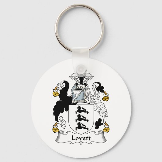 Porte-clés Lovett Family Crest (Recto)