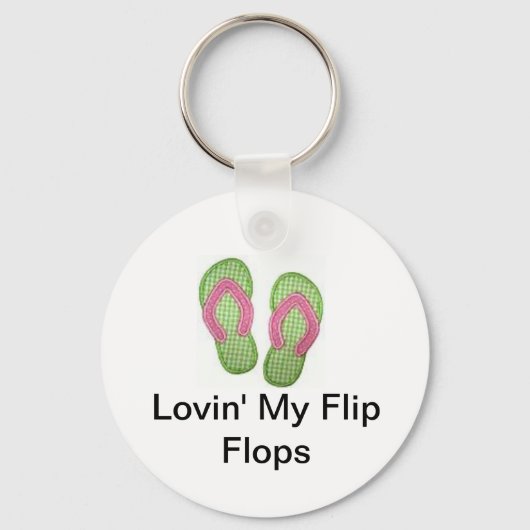 Porte-clés Lovin' My Flip Flops (Recto)