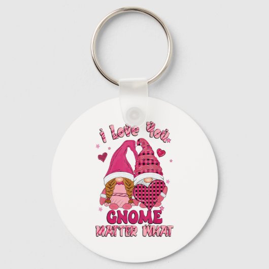 Porte-clés Loving You Gnome What Buffalo Plaid Valenti  (Recto)