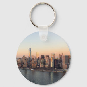 Porte-clés Lower Manhattan Sunset WTC Freedom Tower NYC