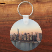 Porte-clés Lower Manhattan Sunset WTC Freedom Tower NYC (Recto)