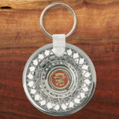 Porte-clés Lowrider Cadillac Low Rider Caddy Wire Wheels (Recto)