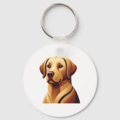 Porte-clés Loyal Labrador Retriever (Recto)