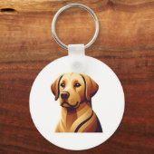 Porte-clés Loyal Labrador Retriever (Recto)