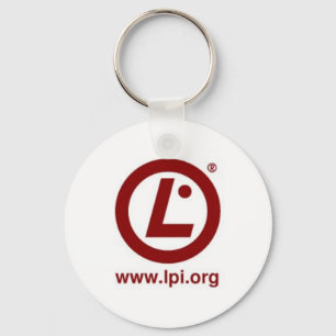 Porte-clés LPI Logo Button Keychain