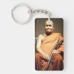 Porte-clés Luang Poo Cha Subhaddho ... Moine bouddhiste