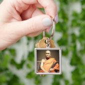Porte-clés Luang Poo Cha Subhaddho ... Moine bouddhiste (main)