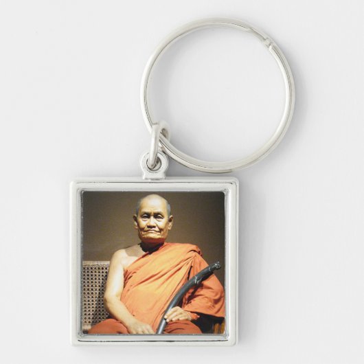 Porte-clés Luang Poo Cha Subhaddho ... Moine bouddhiste (Devant)