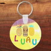 Porte-clés Luau Tiki Ananas d'été (Recto)