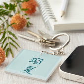 Porte-clés Luca in japanese kanji (Devant Droit)