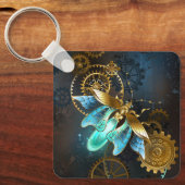 Porte-clés Luce de feu steampunk (Recto)