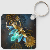 Porte-clés Luce de feu steampunk (Dos)