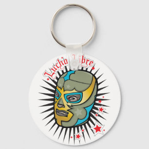 Porte-clés Lucha Libre Masque de lutte mexicaine