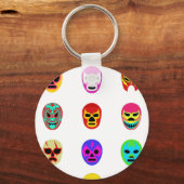 Porte-clés Lucha Libre Masque Mexicain Lutte (Recto)