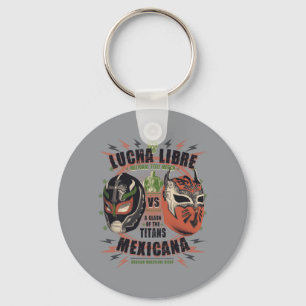 Porte-clés Lucha Libre Mexique Lutte Luchador Masque Nacho