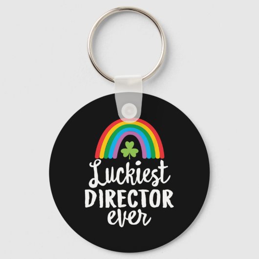 Porte-clés Luckiest Director Ever St Patrick Day Shamrocks  (Recto)