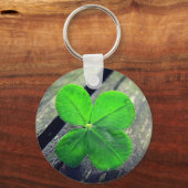 Porte-clés Lucky 4 feuilles trèfle (Recto)