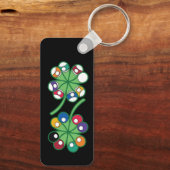 Porte-clés Lucky Billiards Rectangluar Porte - clé (Verso)