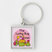 Porte-clés Lucky Bug Cupcake 1er Anniversaire Tshirts et cade (Devant)