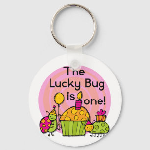 Porte-clés Lucky Bug Cupcake 1er Anniversaire Tshirts et cade