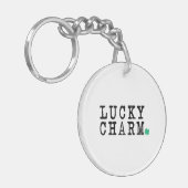 Porte-clés Lucky Charm Jour de la Saint Patrick Lucky Clover (Devant gauche)