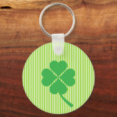 Porte-clés Lucky Four Leaf Shamrock Design-87906 (Recto)