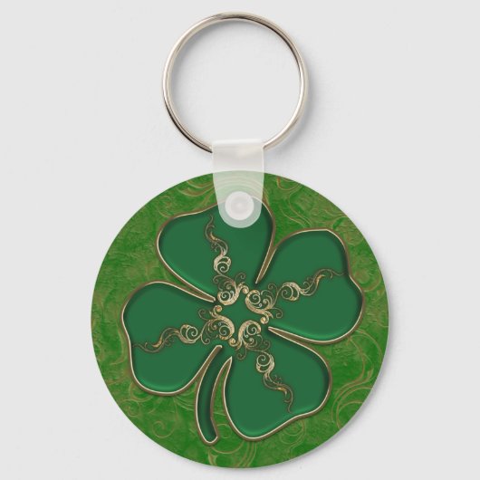 Porte-clés Lucky Irish Shamrock Keychain (Recto)